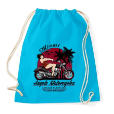PRINTFASHION Motoros angyal - Sportzsák, Tornazsák - Surf blue tornazsák