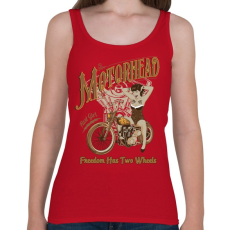 PRINTFASHION Motoros csaj - Női atléta - Cseresznyepiros