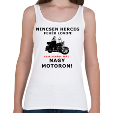 PRINTFASHION MOTOROS - Női atléta - Fehér
