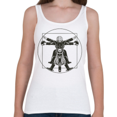 PRINTFASHION Motoros - Női atléta - Fehér