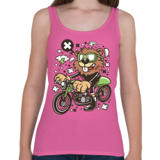 PRINTFASHION Motoros Rágcsávó - Női atléta - Rózsaszín