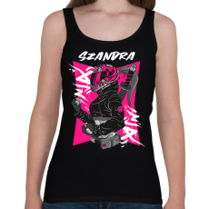 PRINTFASHION Motoros Szandra - Női atléta - Fekete