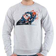 PRINTFASHION Motorsport - Férfi pulóver - Sport szürke