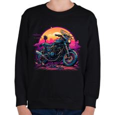 PRINTFASHION Motorsport - Gyerek pulóver - Fekete