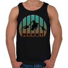 PRINTFASHION MOUNT - Férfi atléta - Fekete atléta, trikó