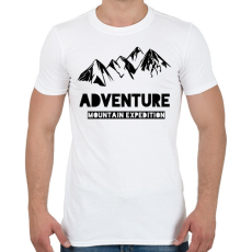 PRINTFASHION Mountain adventure  - Férfi póló - Fehér