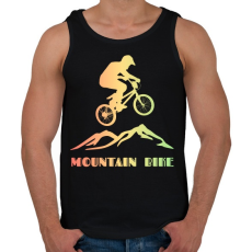 PRINTFASHION mountain bike - Férfi atléta - Fekete