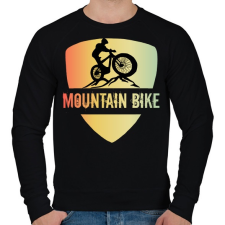 PRINTFASHION MOUNTAIN BIKE - Férfi pulóver - Fekete férfi pulóver, kardigán
