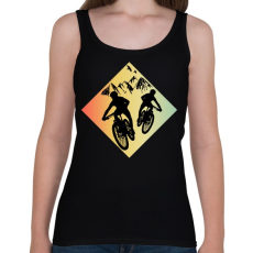 PRINTFASHION MOUNTAIN BIKE - Női atléta - Fekete