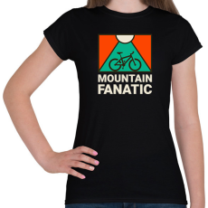 PRINTFASHION MOUNTAIN FANATIC 2 - Női póló - Fekete