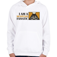 PRINTFASHION MOUNTAIN FANATIC - Gyerek kapucnis pulóver - Fehér gyerek pulóver, kardigán