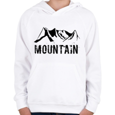 PRINTFASHION Mountain  - Gyerek kapucnis pulóver - Fehér