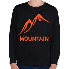 PRINTFASHION Mountain  - Gyerek pulóver - Fekete