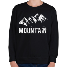PRINTFASHION Mountain  - Gyerek pulóver - Fekete