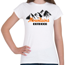 PRINTFASHION Mountain  - Női póló - Fehér női póló