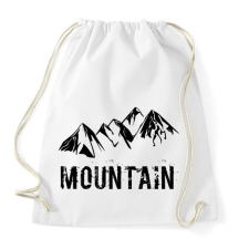 PRINTFASHION Mountain - Sportzsák, Tornazsák - Fehér tornazsák