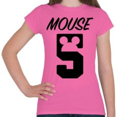 PRINTFASHION Mouse 5 - Női póló - Rózsaszín