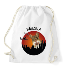 PRINTFASHION Mouzilla - Sportzsák, Tornazsák - Fehér tornazsák