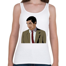 PRINTFASHION Mr. Bean rajz - Női atléta - Fehér