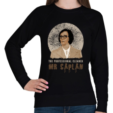 PRINTFASHION mr caplan - Női pulóver - Fekete