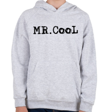PRINTFASHION Mr. Cool - Gyerek kapucnis pulóver - Sport szürke gyerek pulóver, kardigán