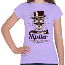PRINTFASHION Mr. Hipszter - Női póló - Viola női póló