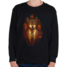 PRINTFASHION Mr. Howl - Gyerek pulóver - Fekete