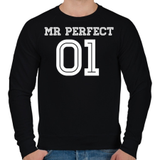 PRINTFASHION MR Perfect - Férfi pulóver - Fekete férfi pulóver, kardigán
