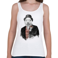 PRINTFASHION Mr Phil - Női atléta - Fehér női trikó