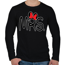 PRINTFASHION MRS. - Férfi hosszú ujjú póló - Fekete férfi póló