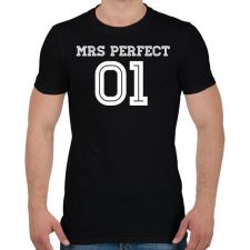 PRINTFASHION MRS Perfect - Férfi póló - Fekete férfi póló