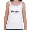 PRINTFASHION mstar logo polominta - Női atléta - Fehér