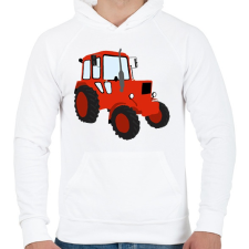 PRINTFASHION mtz - Férfi kapucnis pulóver - Fehér férfi pulóver, kardigán