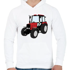 PRINTFASHION mtz - Férfi kapucnis pulóver - Fehér férfi pulóver, kardigán