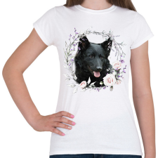 PRINTFASHION mudi kutyus - női - Női póló - Fehér női póló