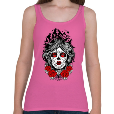 PRINTFASHION Muerte holló hölgy - Női atléta - Rózsaszín