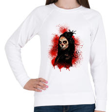 PRINTFASHION muertos - Női pulóver - Fehér
