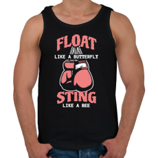 PRINTFASHION Muhammad box - Férfi atléta - Fekete