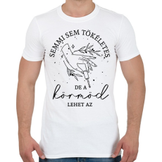 PRINTFASHION Műkörmös - Férfi póló - Fehér