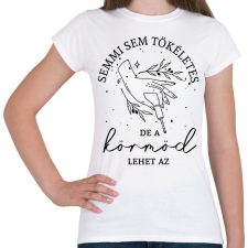 PRINTFASHION Műkörmös - Női póló - Fehér női póló