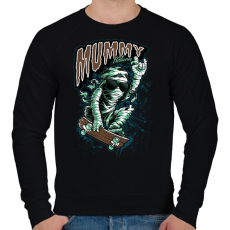 PRINTFASHION Múmia visszatér - Férfi pulóver - Fekete