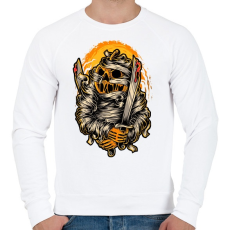 PRINTFASHION MUMPKIN - Férfi pulóver - Fehér