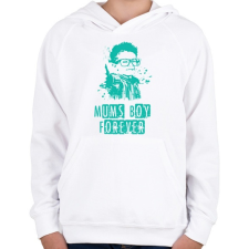 PRINTFASHION mumsboy - Gyerek kapucnis pulóver - Fehér gyerek pulóver, kardigán