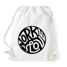 PRINTFASHION Munka és szerelem - Sportzsák, Tornazsák - Fehér tornazsák