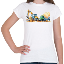PRINTFASHION Munkagépek - Női póló - Fehér női póló