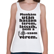 PRINTFASHION munkám után.b - Női atléta - Fehér női trikó