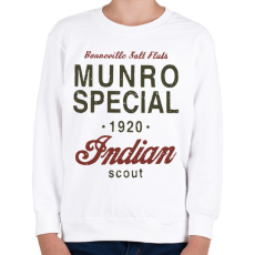 PRINTFASHION Munro special - Gyerek pulóver - Fehér