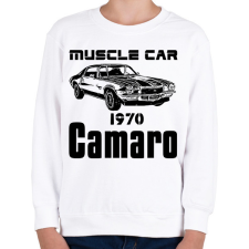 PRINTFASHION muscle car 1970 camaro - Gyerek pulóver - Fehér gyerek pulóver, kardigán