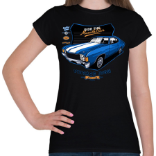 PRINTFASHION muscle car - Női póló - Fekete női póló