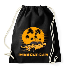 PRINTFASHION muscle car - Sportzsák, Tornazsák - Fekete tornazsák